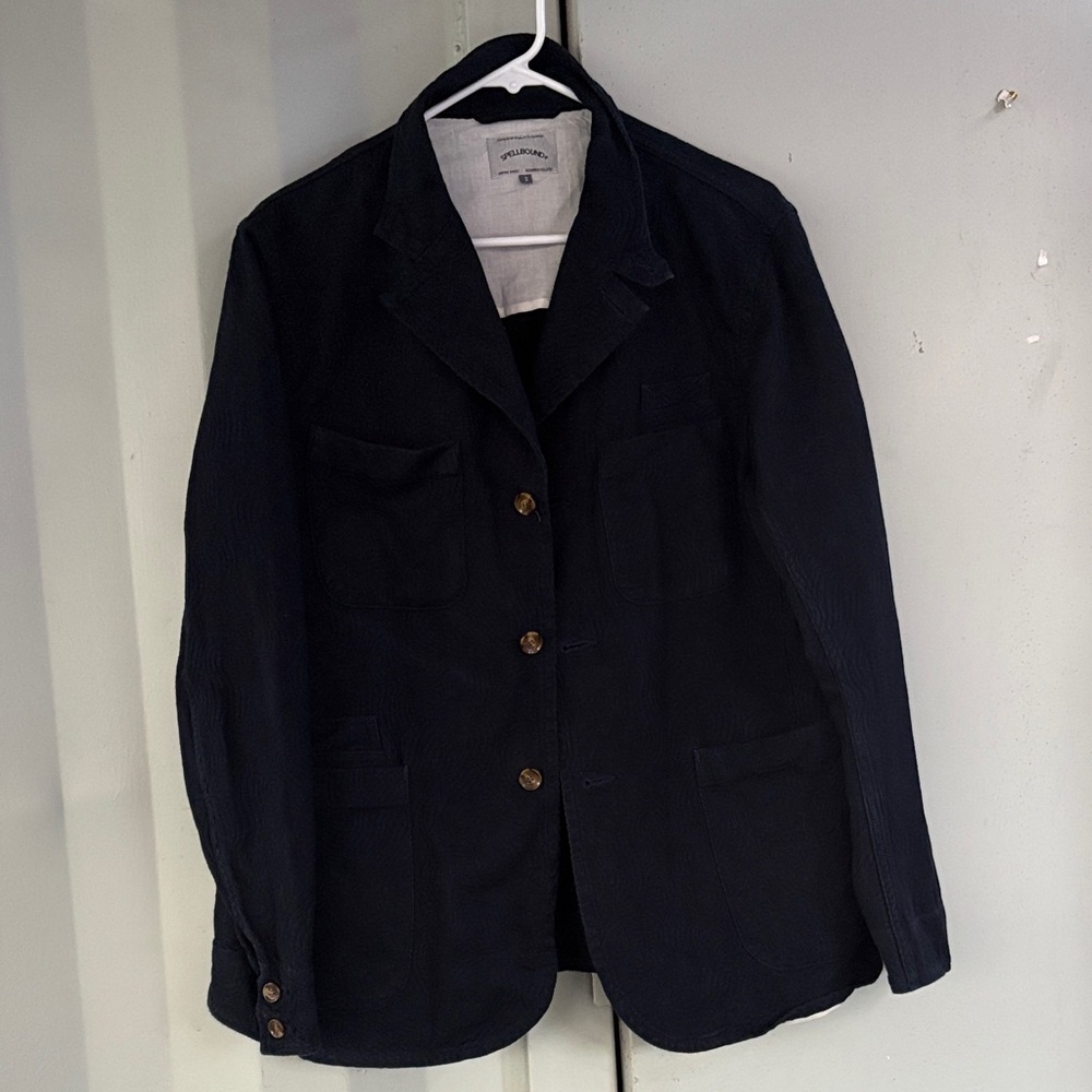 Unbranded Men's Navy Lightweight Shirt Jacket
